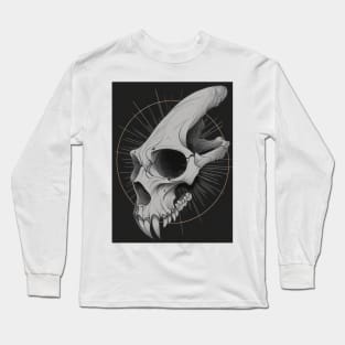 Sketch of an Alien Skeleton Long Sleeve T-Shirt